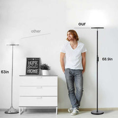 Sky LED Modern Torchiere 3 Color Floor Lamps | Yedwo Design