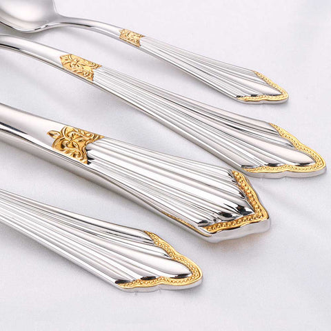 Sliver Luxury Plated Cutlery Set | Yedwo Home Design