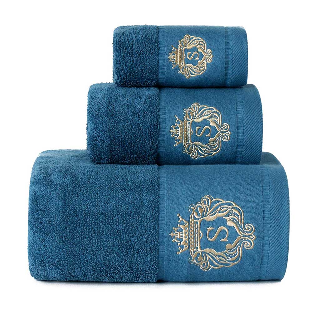 Super Soft 100% Pure Cotton Bath Towel Set