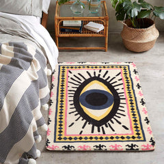 Super Soft Velvet Evil Eye Area Rugs | Yedwo