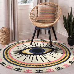 Super Soft Velvet Evil Eye Area Rugs | Yedwo