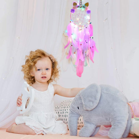 Unicorn Dream Catcher with Lights | Yedwo Design